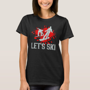 Camiseta Esqui de neve de vamos Ski Vintage