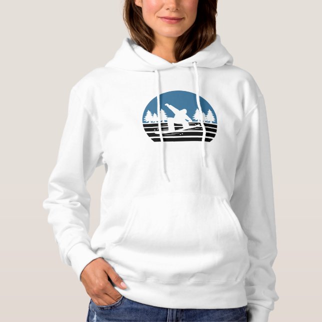 Camiseta Esqui de Neve Vintage Retro (Frente)