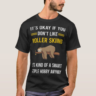 Camiseta Esqui do Cilindro do Smart Pessoas