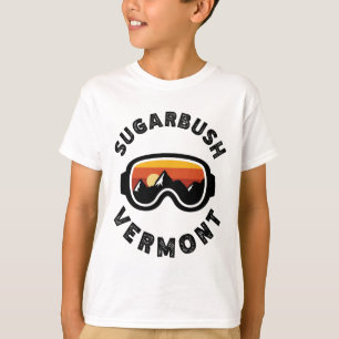 Camiseta Esqui e Snowboard em Sugarbush Vermont