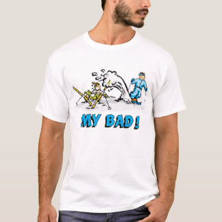Camiseta Esqui em declive da neve