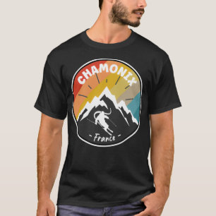Camiseta Esqui Em França Chamonix
