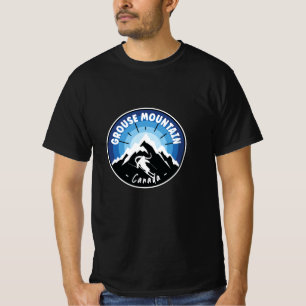 Camiseta Esqui Em Grouse Mountain Canada Blue