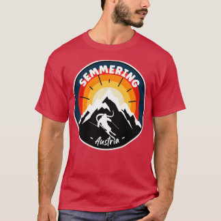 Camiseta Esqui Em Semmering Austria Vintage