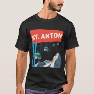 Camiseta Esqui em St. Anton - Retro St. Anton Ski
