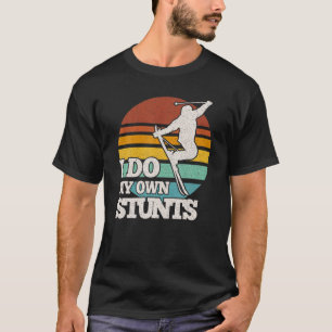 Camiseta Esqui Engraçado Eu Faço Minhas Próprias Pedras