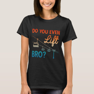 Camiseta Esqui Esqui Esqui Você Levanta Pele Nórdico