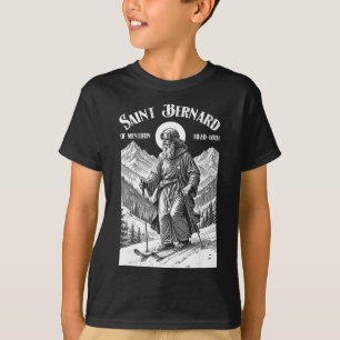 Camiseta Esqui Esquiador Padroeiro São Bernardo Vintage Inv