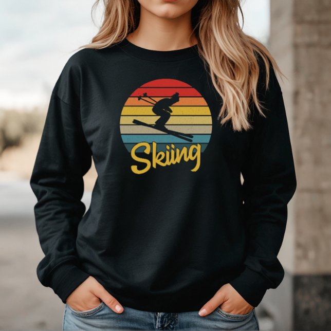 Camiseta Esqui Estilo Retro (Criador carregado)