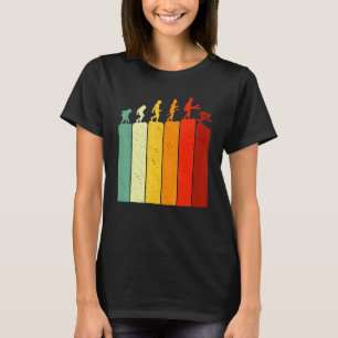 Camiseta Esqui Evolução Montanha Esqui Para Esquiadores Hom