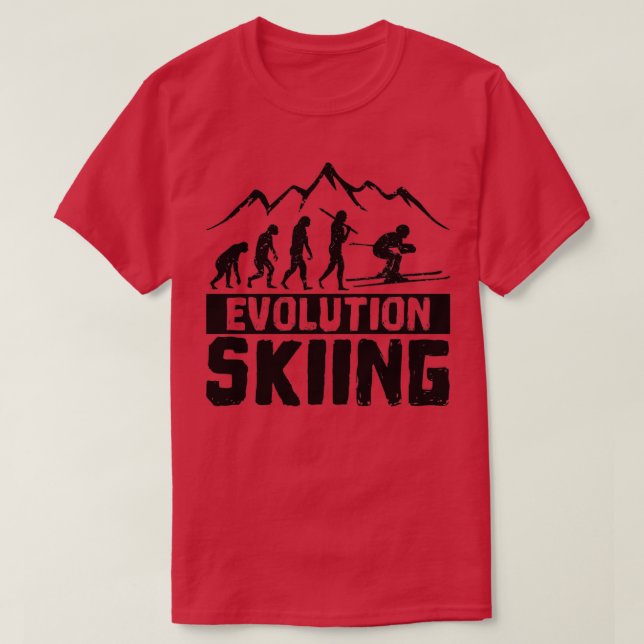Camiseta Esqui evolutivo (Frente do Design)