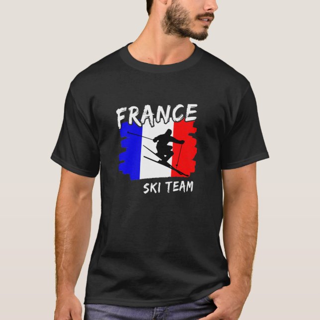 Camiseta Esqui França  (Frente)
