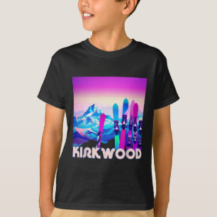 Camiseta Esqui Kirkwood - Estilo De anos 80 Retroativo E Sn