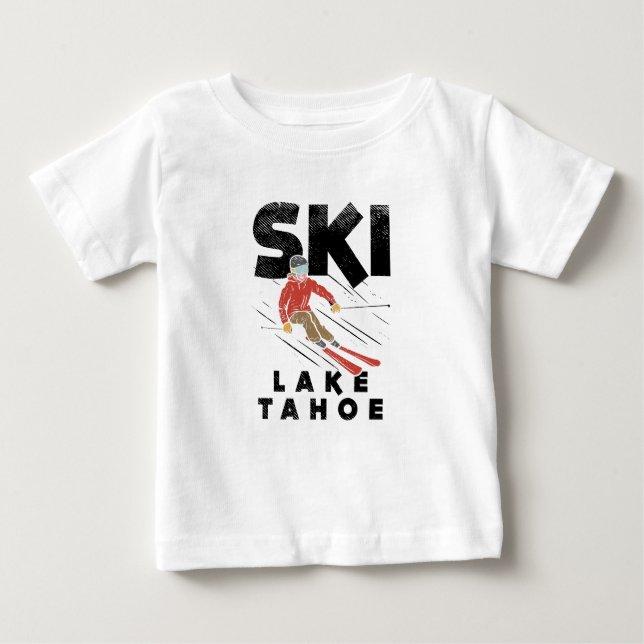 Camiseta Esqui - Lago Ski Tahoe (Frente)