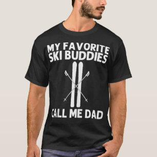 Camiseta Esqui legal para o padre Pai Ski Skier Snowboard W