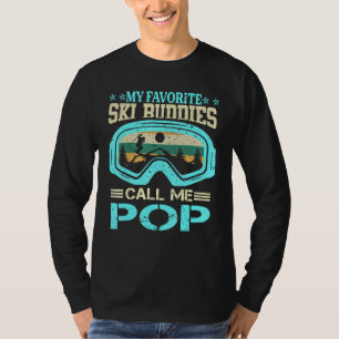 Camiseta Esqui - Meus Amigos de Esqui Favoritos Me Chamam D