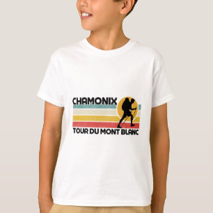 Camiseta Esquí na Área de Resort Tour Du Mont Blanc Chamoni