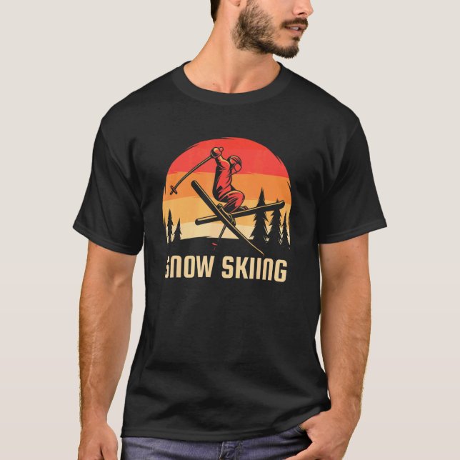 Camiseta Esqui na Neve (Frente)