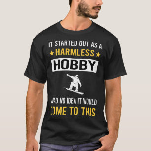 Camiseta Esqui Na Neve Passatempo Inofensivo Esquiador De N
