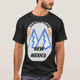 Camiseta Esqui No Círculo Novo México PEAK De SANDIA