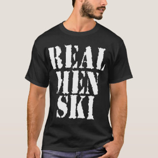 Camiseta Esqui real dos homens