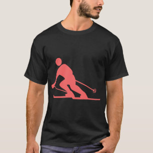 Camiseta Esqui - Rosa Tropical