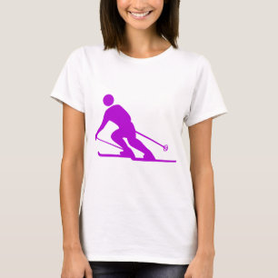 Camiseta Esqui - Roxo