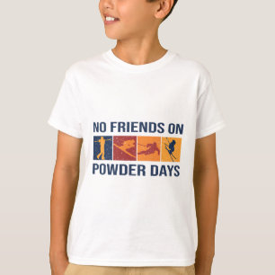 Camiseta Esqui - Sem Amigos Em Dias de Neve Fresca - Esport