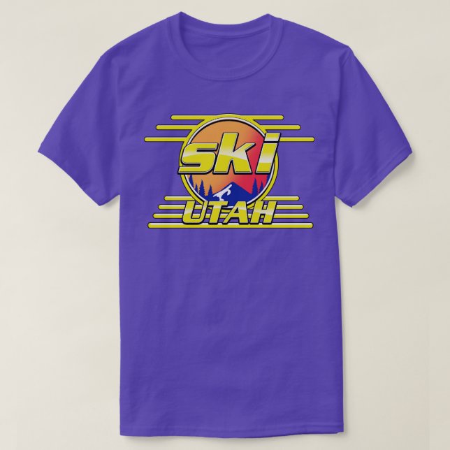Camiseta Esqui Utah 80 (Frente do Design)