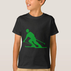 Camiseta Esqui - Verde-Grama