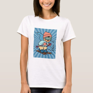 Camiseta Esqui Vintage   amante de esqui   esqui engraçado 