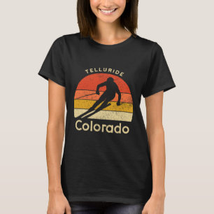 Camiseta Esqui Vintage Telluride Colorado Montanha