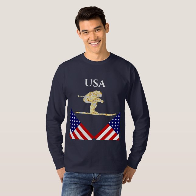 CAMISETA ESQUIADOR (Frente Completa)