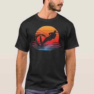Camiseta Esquiador Aquático Retro Esportes Aquáticos Esqui