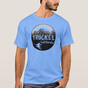 Camiseta Esquiador artístico de Truckee Califórnia