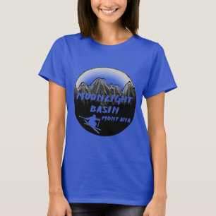 Camiseta Esquiador da Moonlight Basin Montana