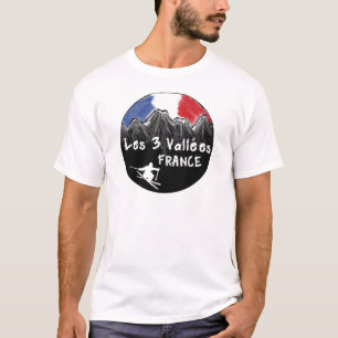Camiseta Esquiador de Les 3 Vallées France
