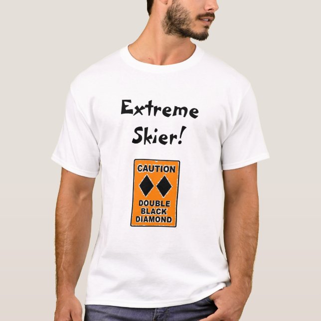 Camiseta Esquiador extremo! (Frente)