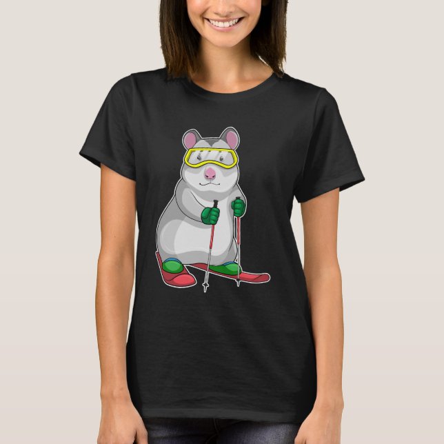 Camiseta Esquiador Hamstero (Frente)