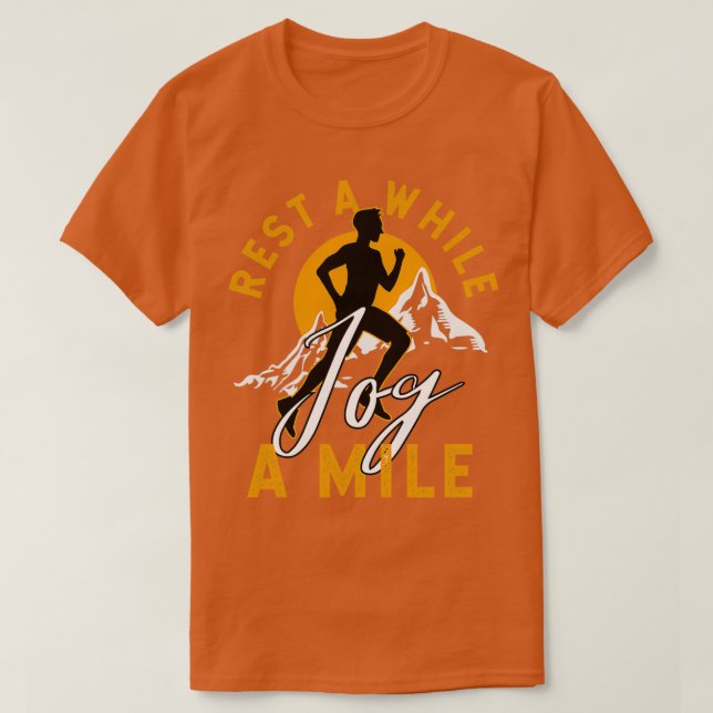 Camiseta esquiadores de corrida (Frente do Design)