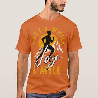 Camiseta esquiadores de corrida