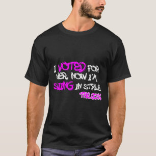 Camiseta Esquiando com estilo' as meninas mulheres negras 9