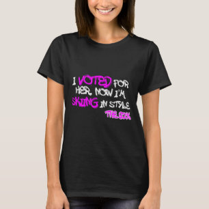 Camiseta Esquiando com estilo' as meninas negras 92 por cen