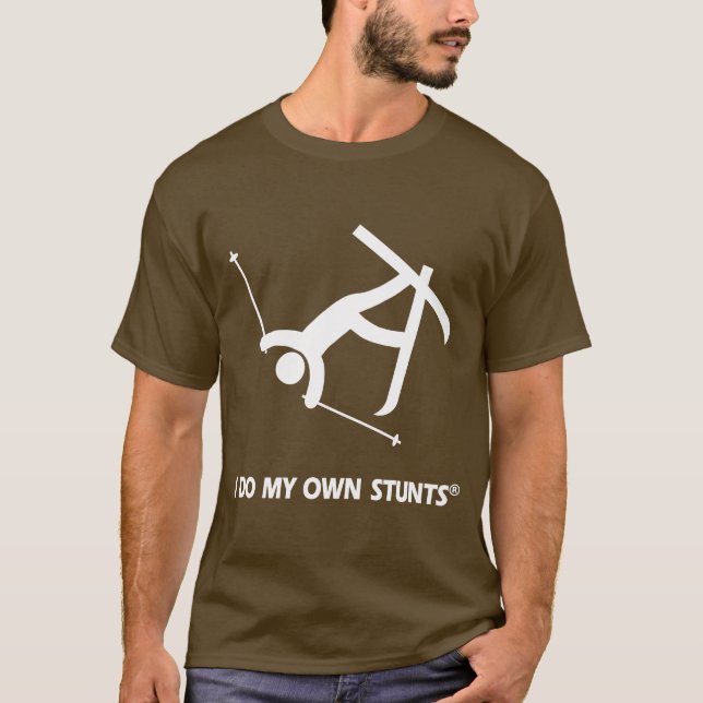 Camiseta Esquiando meus próprios conluios (Frente)