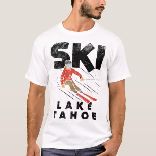 Camiseta Esquiar Lake Tahoe Design Esquiando, Lake Tahoe 