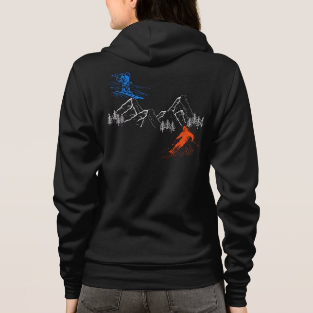 Camiseta Esquiar No Ski Out (Verso)