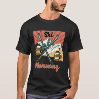 Camiseta Esquiar Noruega Esqui Norueguês