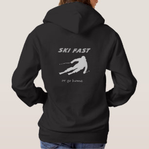 Camiseta Esquiar Rápido ou Voltar para Casa - Presente Dive