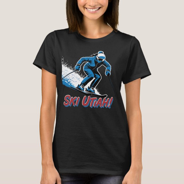 Camiseta Esquiar Utah (Frente)