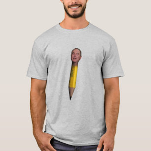 Camiseta Esquiff do Pescoço Lápis